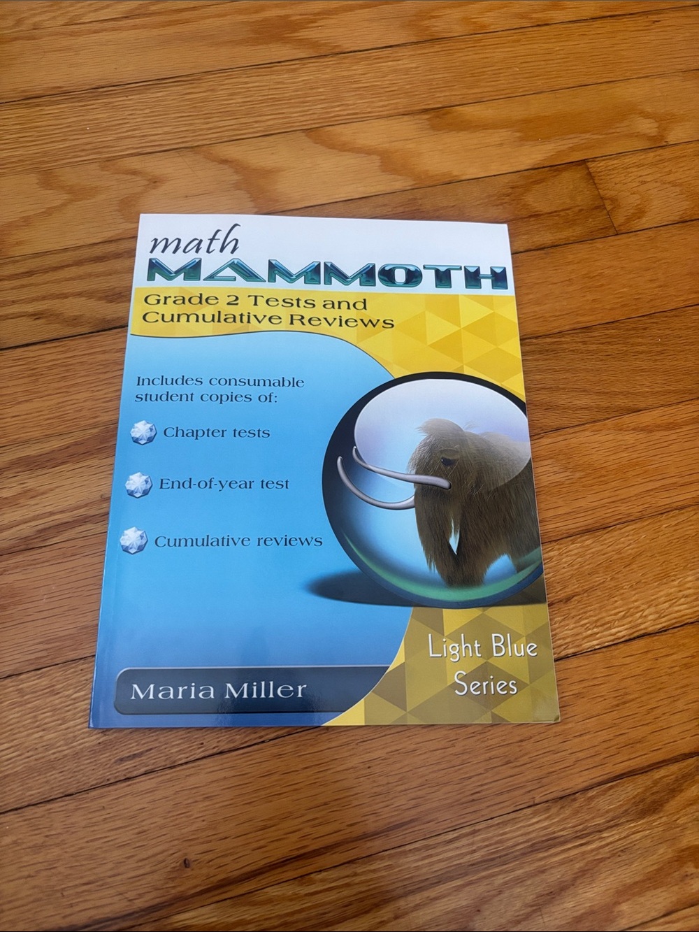 Math Mammoth Grade 2 Tests & Cumulative Reviews - Light Blue Series